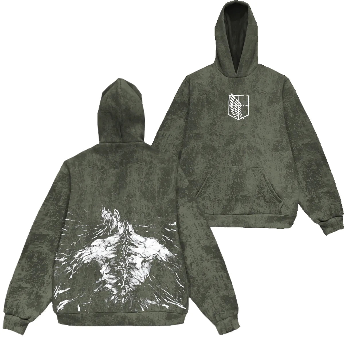 Eren Yeager Inspired Anime Eren Hoodie