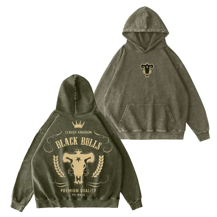 Black Bulls Black Clover Hoodie