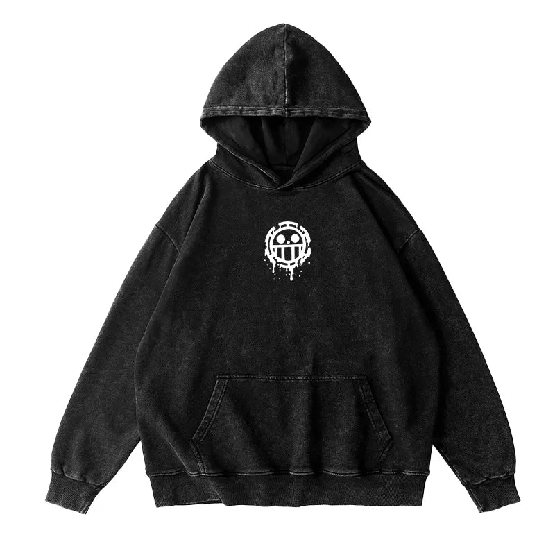 Vintage Trafalgar Law, One Piece Anime Hoodie