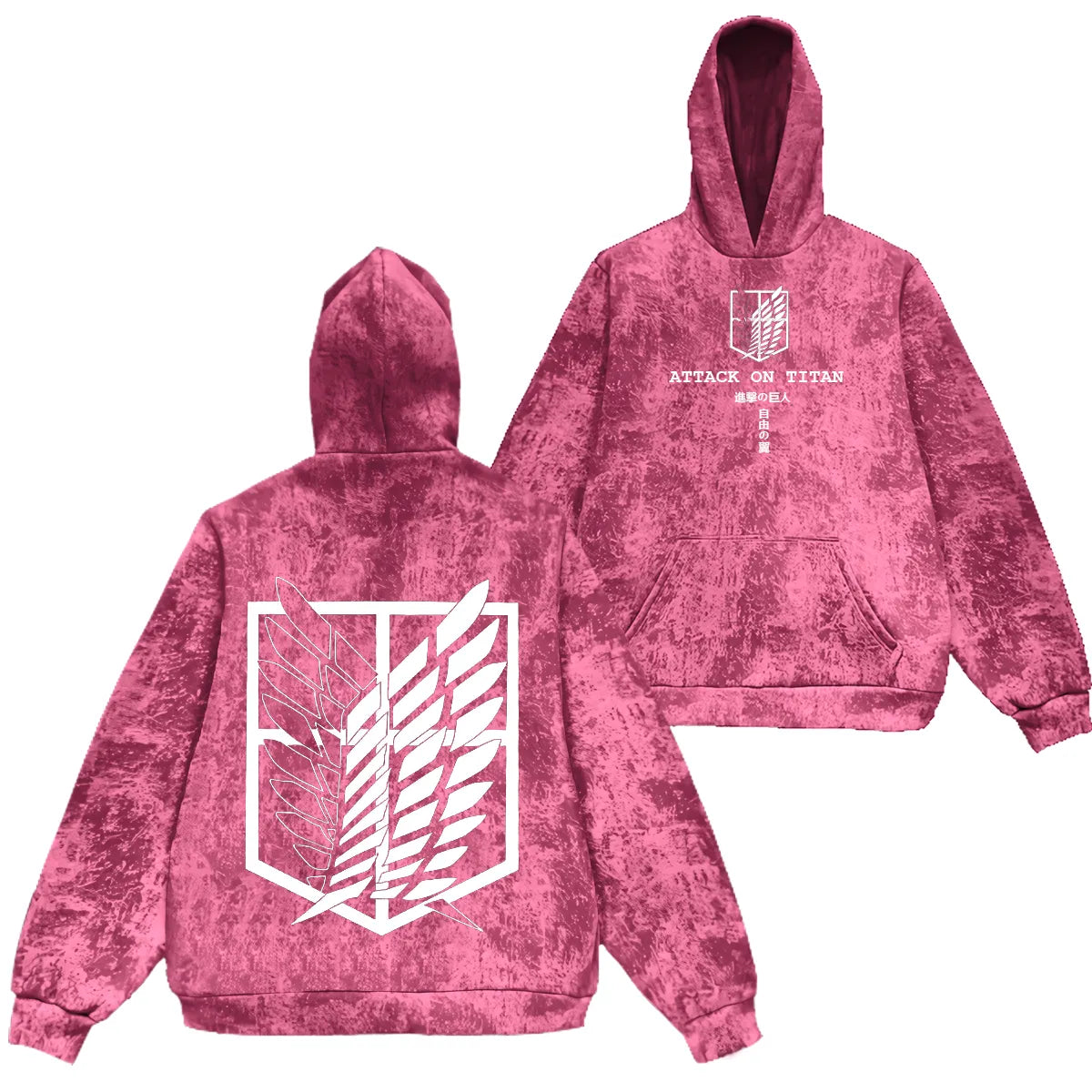 Attack On Titan Corps Mikasa Eren Hoodie