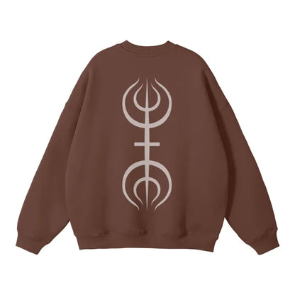 Nature’s Heart Streetwear Sweatshirt Brown