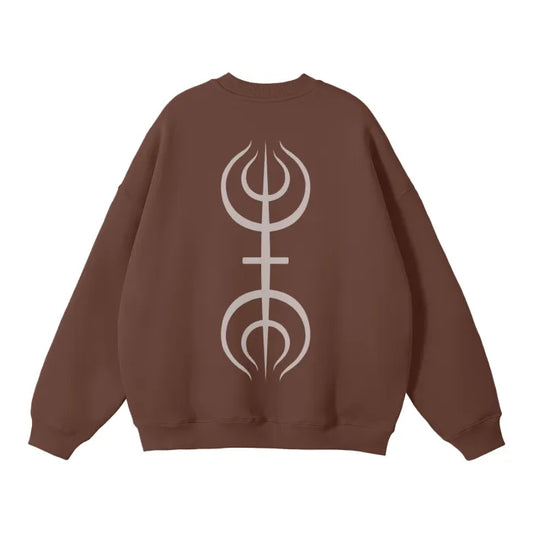 Nature’s Heart Streetwear Sweatshirt Brown