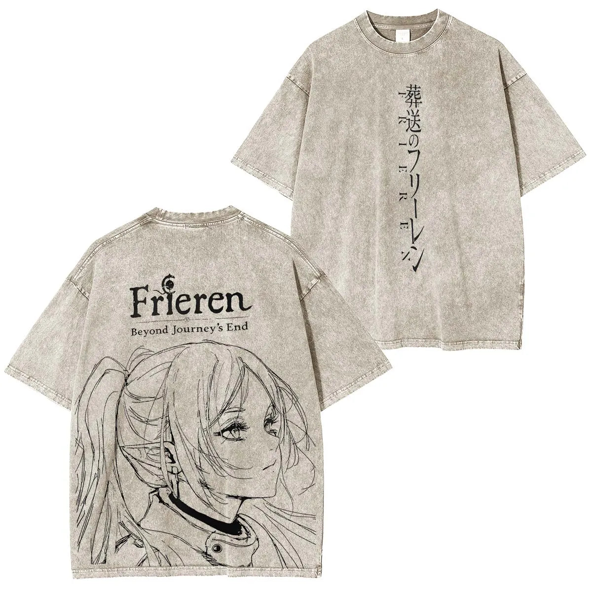 Frieren Beyond Journey’s End Anime Vintage Tee