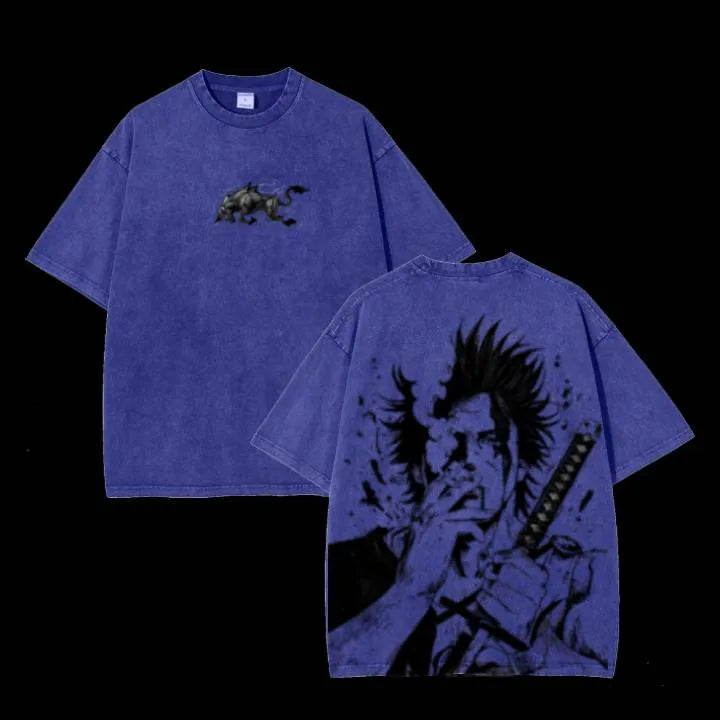 Yami Sukehiro x Black BullsPrinted Vintage Tee Unisex T-shirt