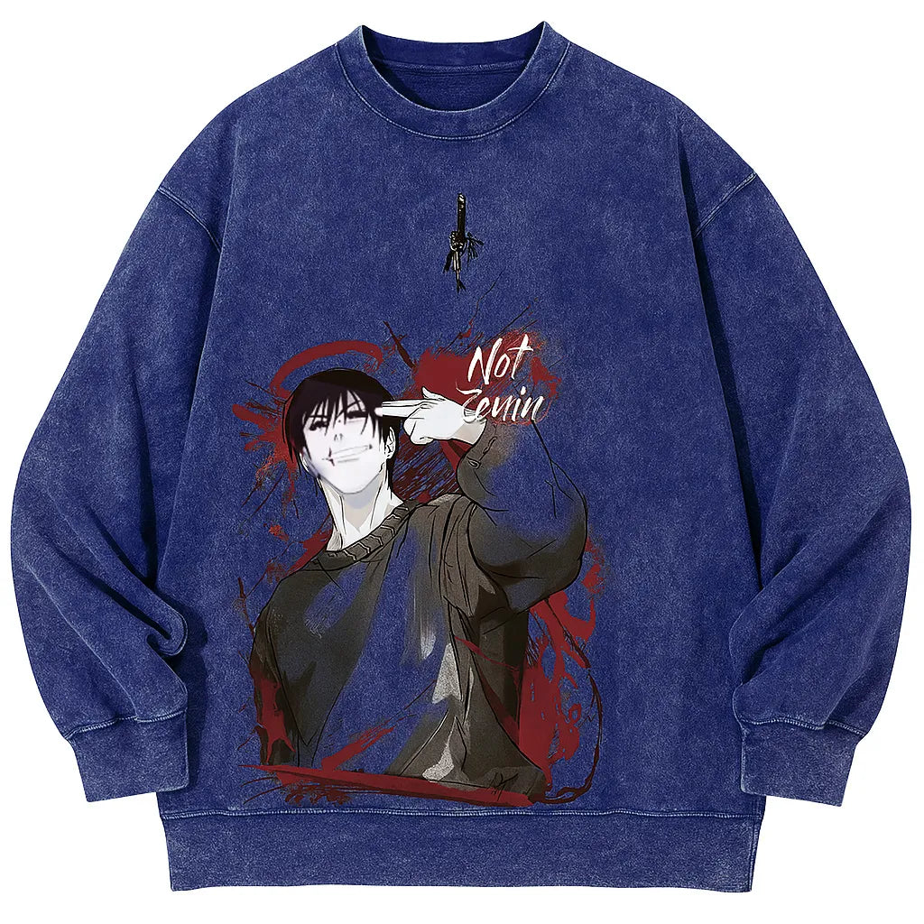 Jujutsu Kaisen Vintage Washed  Sweatshirt