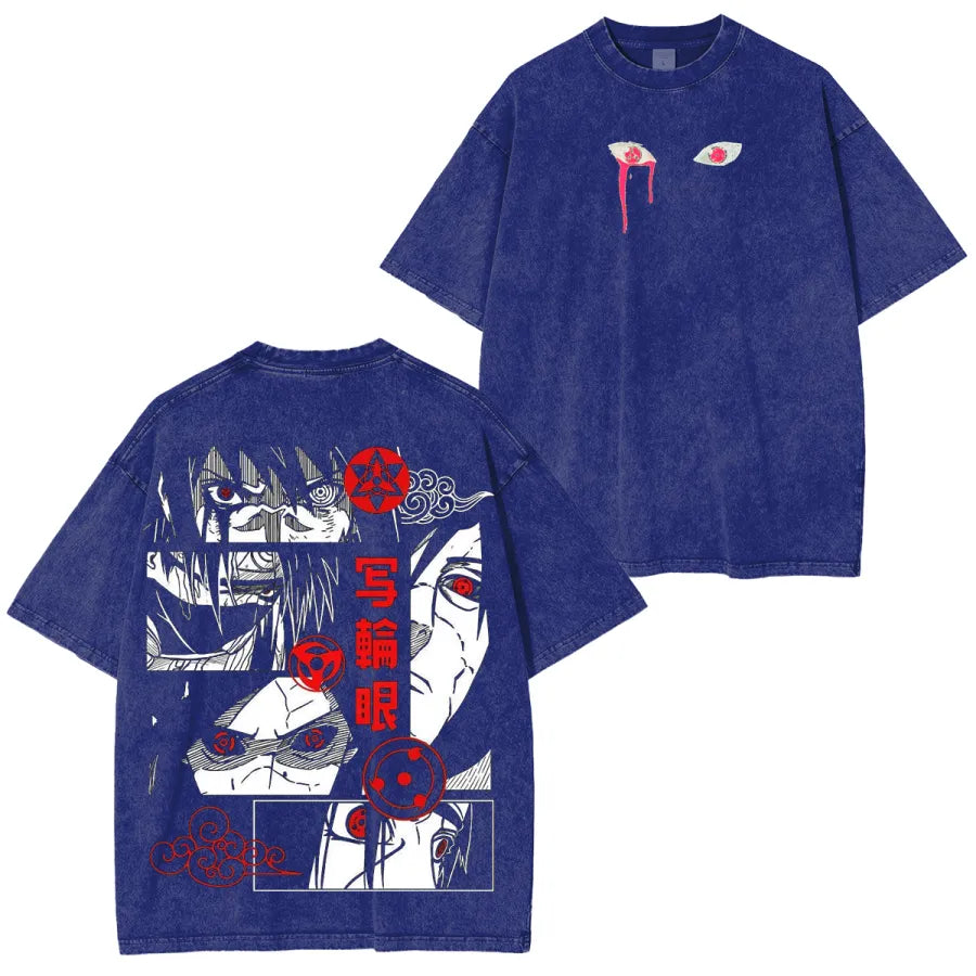 Limited Itachi Uchiha Sasuke & Naruto Anime T-Shirt