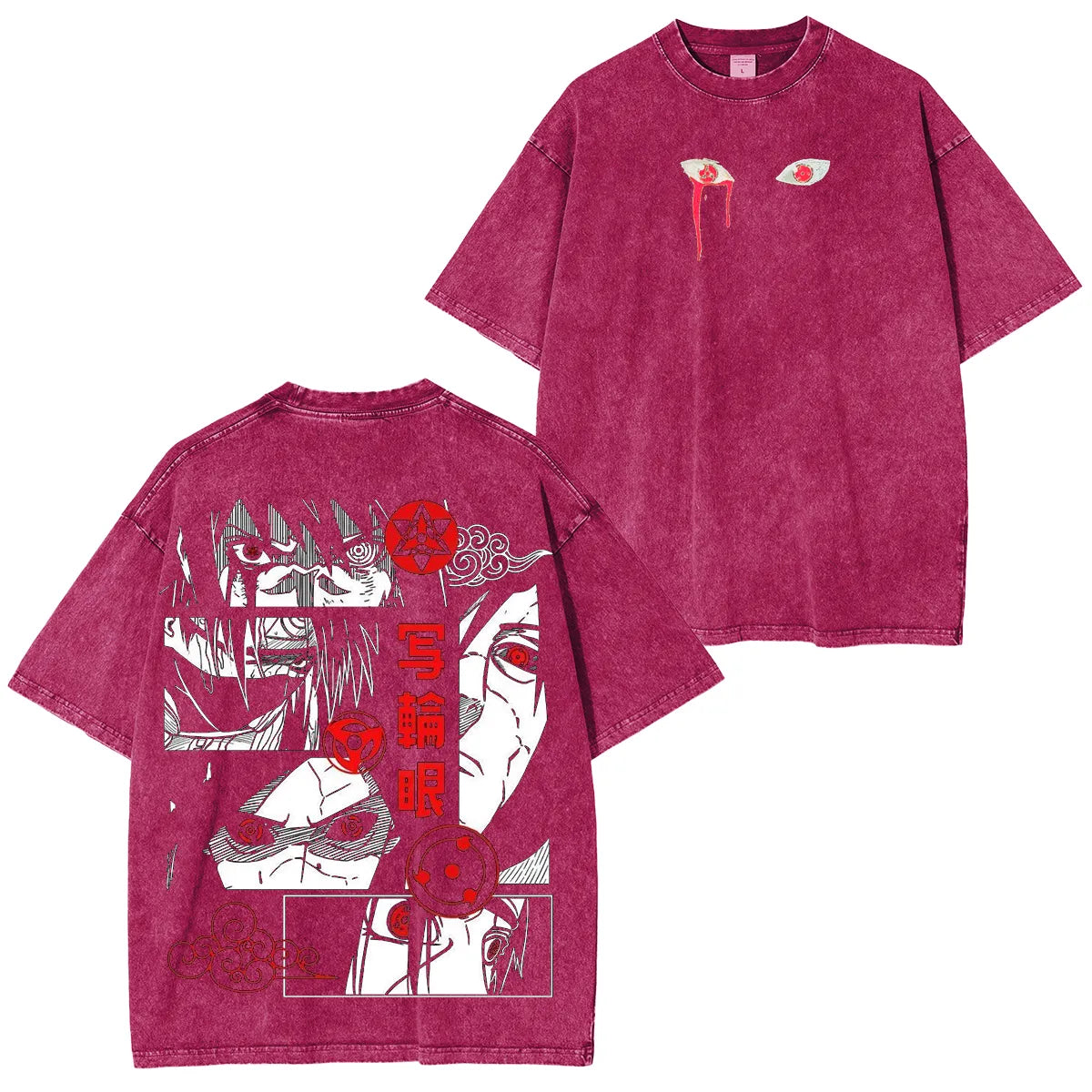 Limited Itachi Uchiha Sasuke & Naruto Anime T-Shirt