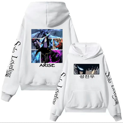 Solo Leveling Printed Oversized Unisex Hoodie