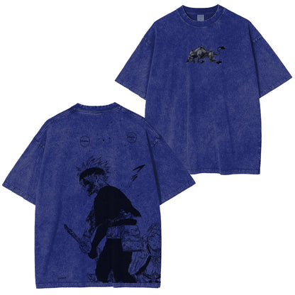 Asta x Black Bulls Black Clover Anime Washed Tee Unisex