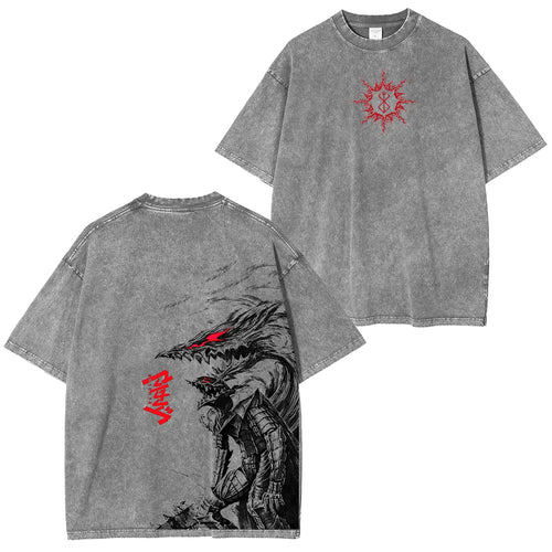 Berserk Anime Washed Unisex T-Shirt