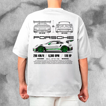 Porsche Spor Araba Tshirt