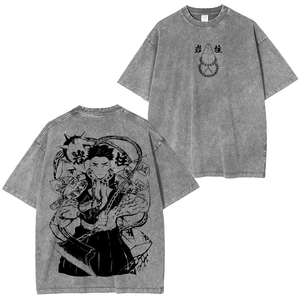 Himejima Gyoumei,Demon Slayer Anime Unisex Washed T-Shirt
