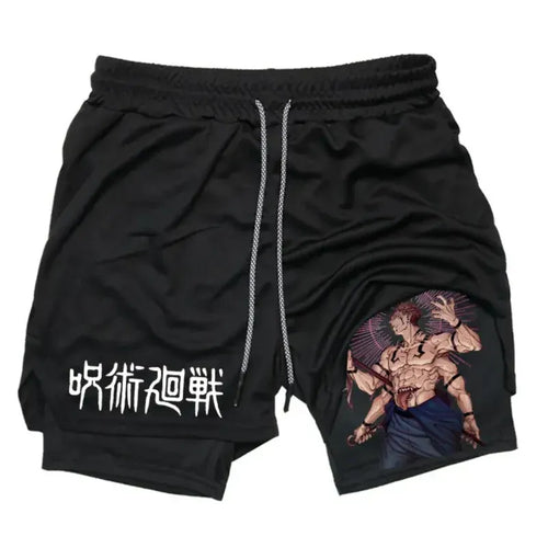 Sukuna Jujutsu Kaisen Gym Shorts