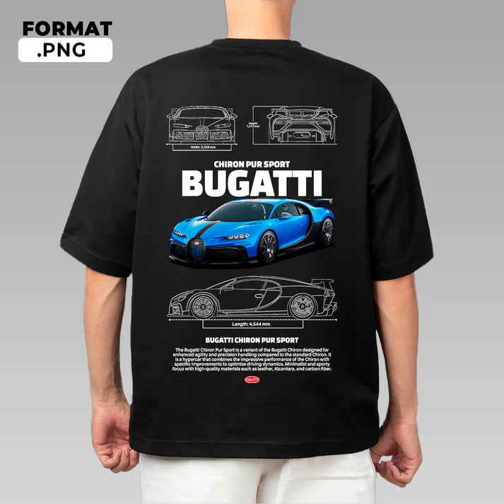 Blue Bugatti Tshirt