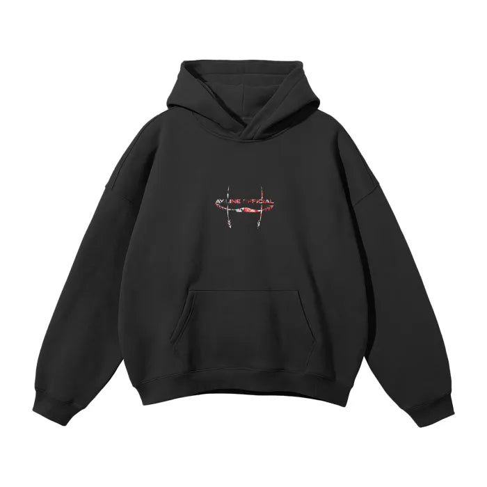 Crimson Flow Hoodie